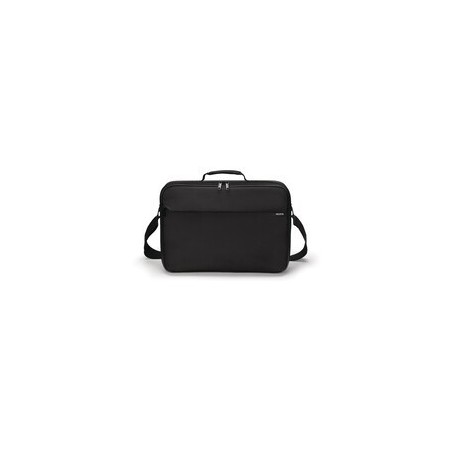 DICOTA ONE Laptop Briefcase 17.3" - Durable 300D Recycled PET in Black - Stylish & Eco-friendly Protection for Your Device